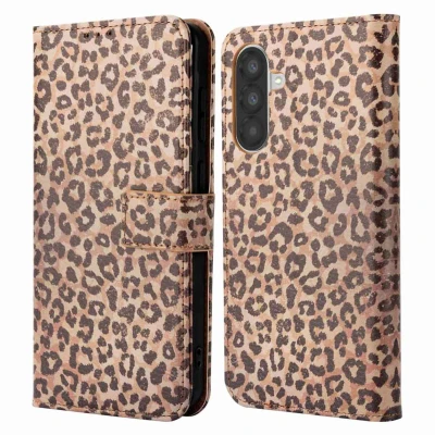 Afbeelding van imoshion Hoesje Geschikt voor Samsung Galaxy A56 Design Bookcase smartphone Leopard Mood