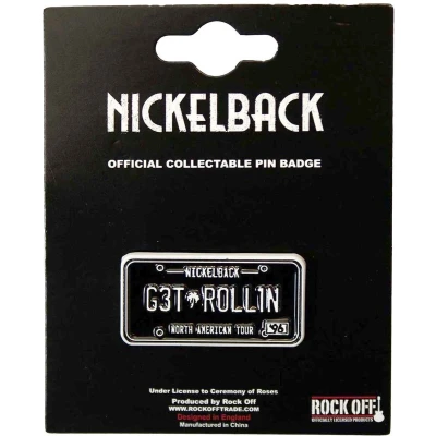 Afbeelding van Nickelback License Plate Pin
