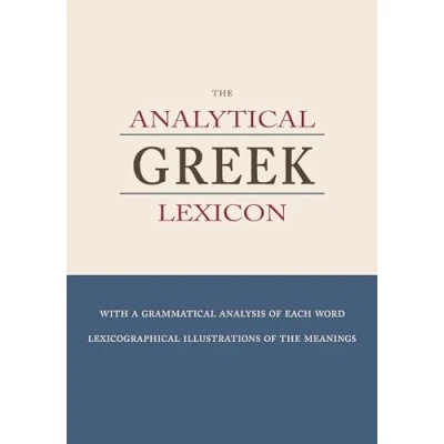 Afbeelding van The Analytical Greek Lexicon