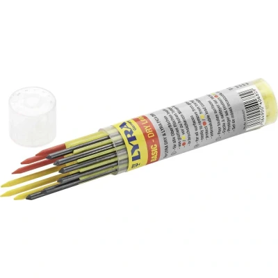 Afbeelding van Cimco 212154 Reserve mijnen Rood, Geel, Grafiet 12 stuk(s)