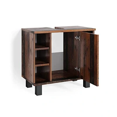 Afbeelding van Vicco Wastafelonderkast Fynn, Antiek hout, 60 x 54 cm