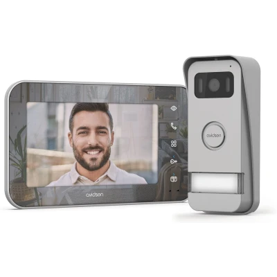 Afbeelding van Avidsen MAYA 112291 bedrade intercom met camera + spiegeleffect scherm