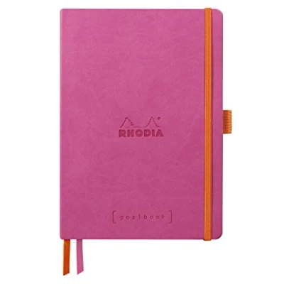 Afbeelding van Rhodia Goalbook Dotted A5 Softcover Fuchsia