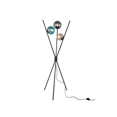 Afbeelding van TRIO Lance Vloerlamp Mat zwart excl. E14