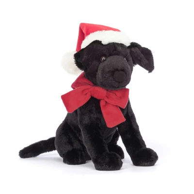 Afbeelding van Jellycat Knuffel Winter Warmer Pippa Black Labrador