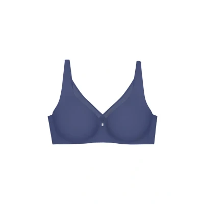 Afbeelding van Triumph TRUE Shape Sensation Minimizerohne Triangel BH, Dames, Maat: 70F, Vintage denim