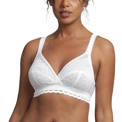 Image de Playtex soutien gorge classique à armatures recyclées avec en dentelle x1, Blanc., 135D