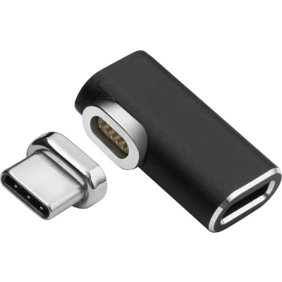 Afbeelding van MicroConnect USB Typ C zu (USB Type C, 5.70 cm), Data + Video Adapter, Zwart