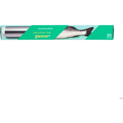 Afbeelding van G&#039;woon Aluminiumfolie 30 meter
