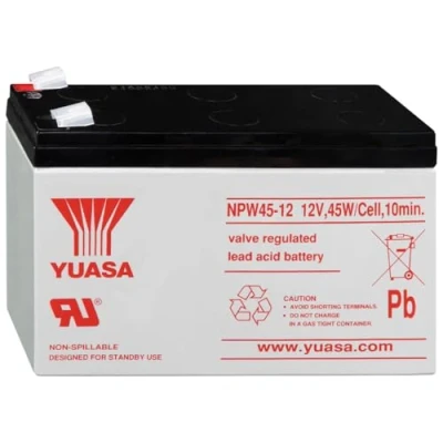 Afbeelding van Yuasa loodzuuraccu voor UPS 12 V 8,5 Ah, NPW45 (Faston 250 6,30 mm)