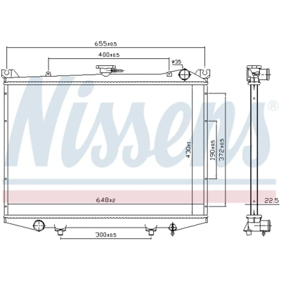 Afbeelding van Nissens Radiateur 62988
