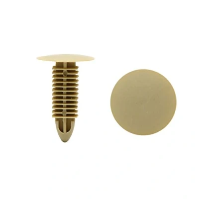 Afbeelding van sourcing map 30 stuks 8 mm x auto gat gesp startkaart sierlijst beige clip push klinknagels