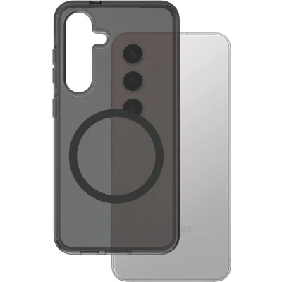 Afbeelding van CARE by PanzerGlass Flagship Case Smokey Urban Combat w. Zwart QI Module Samsung S25 Plus