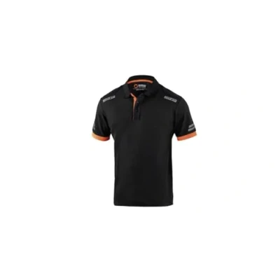 Afbeelding van Sparco Tech Polo Zwart Oranje / 2XL