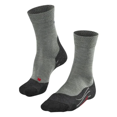 Afbeelding van Falke TK2 Explore Melange Trekking Functional Mediumcushioned Sportsokken, Heren, Maat: 39/41, M.grey mel