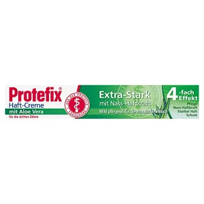 Afbeelding van Protefix Extra sterke tandcrème aloë vera 3 x 47 g