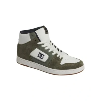 Afbeelding van DC Shoes Manteca HI Sneakers hoog, Maat: 44.5, Xgsw green grey white Leer