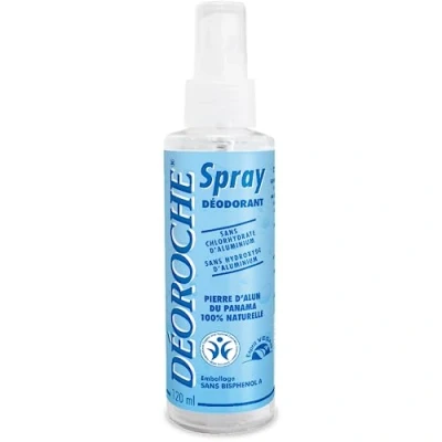 Afbeelding van Déoroche Panama Aluinsteen Blauwe Deodorant Spray Formule zonder aluminiumhydroxide en Dermatologisch getest 120 ml