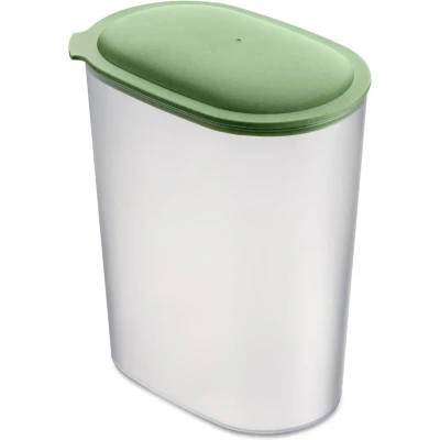 Afbeelding van Voorraadpot, Ovaal, 2.5 L, Blad Groen Koziol Connect