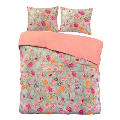 Afbeelding van Papillon Lauren Dekbedovertrek Tweepersoons 200x200/220 cm Groen