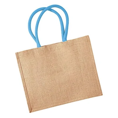 Afbeelding van Jute Classic Shopper (Donker Blauw)