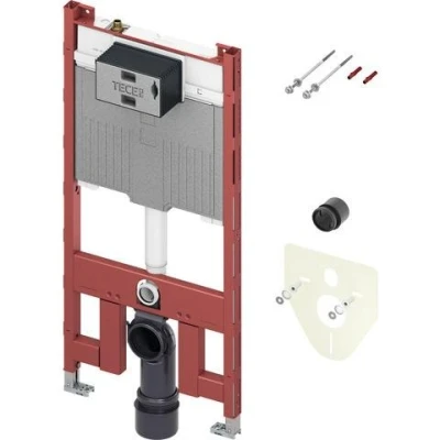 Afbeelding van TECEprofil inbouwreservoir ondiep 112cm hoog frontbediening met Octa II spoelkast