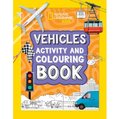 Afbeelding van National Geographic Kids Vehicles Activity and Colouring Book
