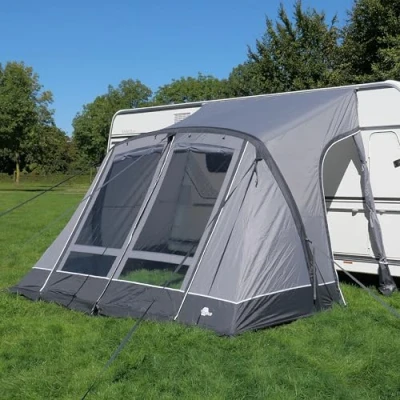Afbeelding van your GEAR Vicenza 350 AIR Opblaasbare luifel, x 250 cm, met UPF 50+ zonwering en waterkolom 5000 mm, grijs, luchtpomp