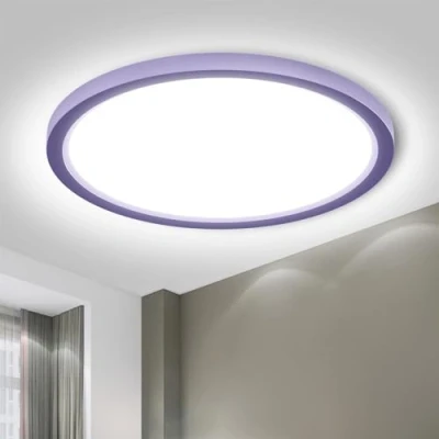 Afbeelding van LQWELL® Led plafondlamp, 1,6 cm, ultradun, rond, plat, IP44, waterdicht, badkamerlamp, 24 W, 6500 K, 2500 lm, modern, voor woonkamer, slaapkamer, keuken, balkon, kelder, kantoor, 300 x 16 mm