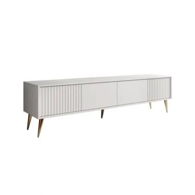 Afbeelding van Meubella TV Meubel Winq 2 Wit 180 cm