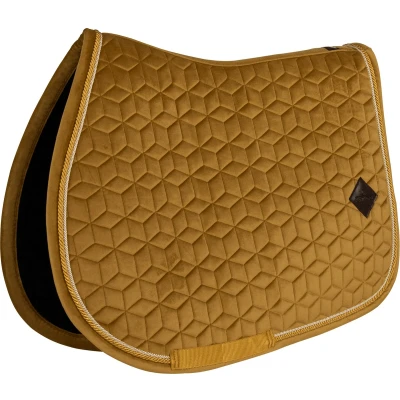 Afbeelding van Kentucky Horsewear Zadeldek Velvet Donkergeel Pony