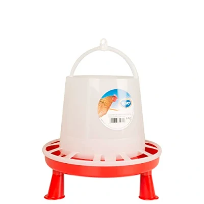 Afbeelding van Duvoplus Voersilo Kip Voedersilo Schroef Met Pootjes 7l 6kg 1st