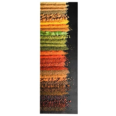 Afbeelding van vidaXL Keukentapijt, wasbaar, specerij, 45 x 150 cm