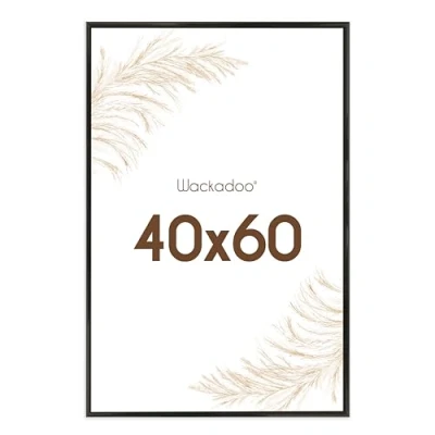Afbeelding van Wackadoo fotolijst 40 x 60 cm, zwart, met glasplaat, kunststof