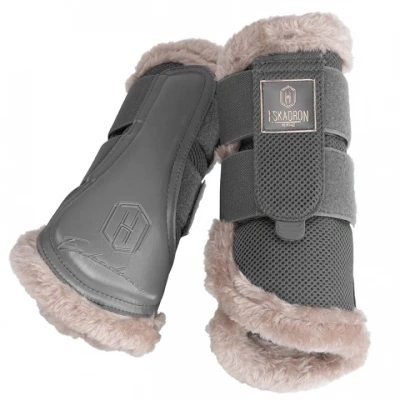 Afbeelding van Eskadron Dressage Boots Heritage Mesh FauxFur Earl Grey XL