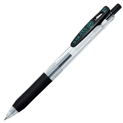 Afbeelding van Sarasa B JJS15 BK tangen 0,4 mm zwart (import uit Japan)