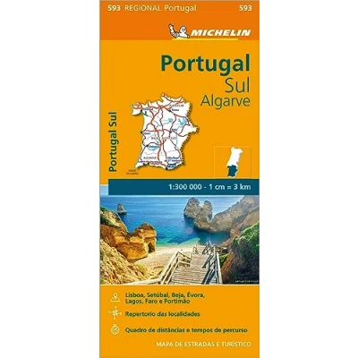 Afbeelding van Portugal Sul Algarve REGIONAL Map 593