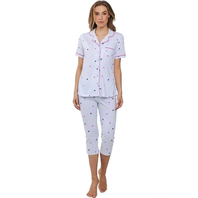 Afbeelding van Dames Pyjamaset Rebelle Relax Doorknoop Bio Katoen Maat 40