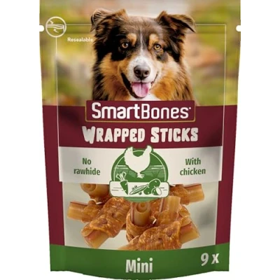 Afbeelding van Smartbones Chicken Wrap Mini Hondensnacks Kip 9 stuks