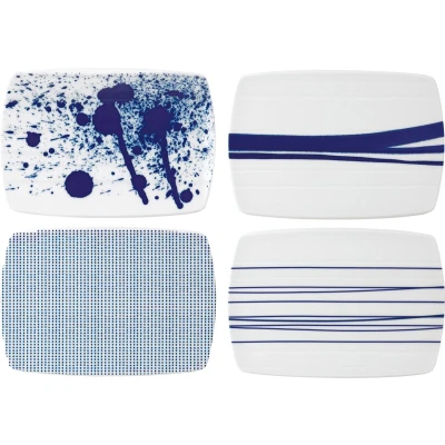 Afbeelding van Royal Doulton Pacific Serveerplank Set Van 4 Wit