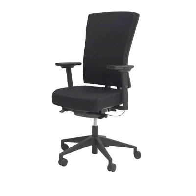 Afbeelding van Bureaustoel serie 400 NPR Comfort met kunststof onderstel voor zware mensen