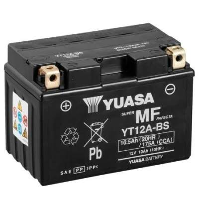 Afbeelding van Yuasa Motorfietsaccu 10Ah YT12A BS 12V