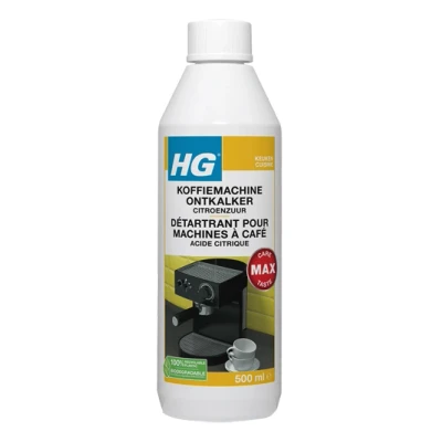 Afbeelding van 6x HG Koffiemachine Ontkalker Citroenzuur 500 ml