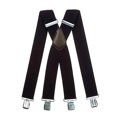Afbeelding van Olata bretels met 4 clips, XXL, extra sterk, volledig verstelbaar, dikke stof 5 cm