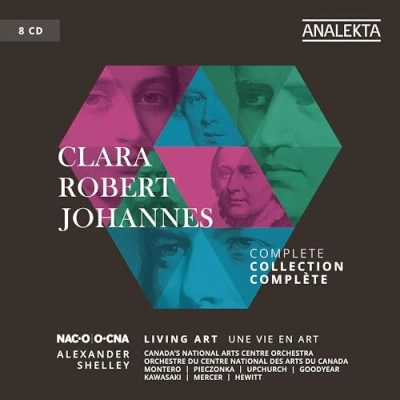Afbeelding van Canada&#039;s National Arts Centre Orchestra, Alexander Shelley Clara Robert Johannes: Living Art (Complete Collection) (8 CD)
