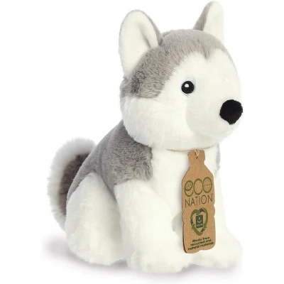 Afbeelding van Eco Nation Pluchen Knuffel Husky 20 cm