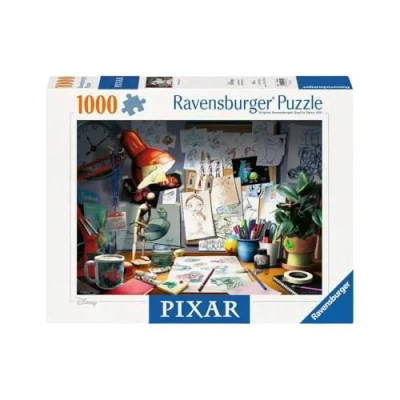 Afbeelding van Ravensburger Puzzel 2D 1000 elementów: Biurko arysty, Nowy Design