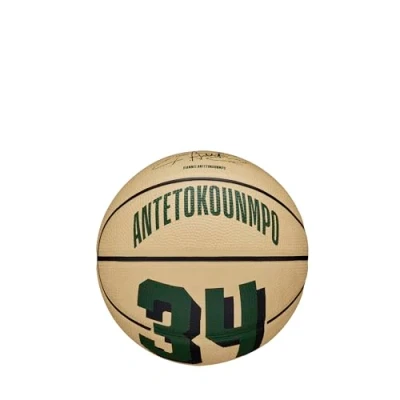 Afbeelding van Wilson NBA Player Icon Mini basketbal beige