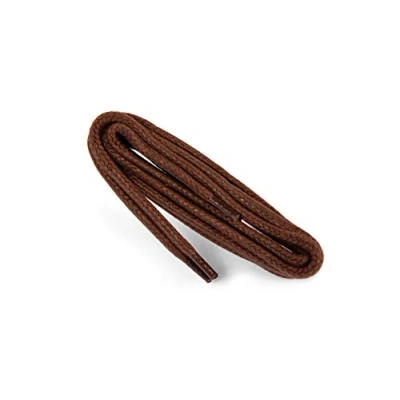 Afbeelding van Kaps Dikke, gewaxte veters, 100% natuurlijk katoen met wasafwerking, veters voor alle soorten schoenen, vier lengtes 60 cm 120 cm, gemaakt in Europa, 76 Bruin