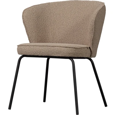 Afbeelding van Admit eetkamerstoel bouclé beige